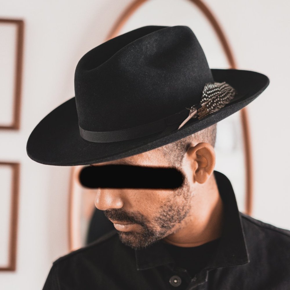 Stetson Custom Hat Shaped to Open Road Style